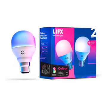 LIFX Colour A60 1000lm B22 Smart Bulb (2 Pack)